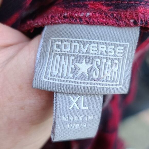 Converse sleeveless cowl neckline sheer blouse - Picture 4 of 5